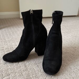 Steve Madden Black Heeled Boots